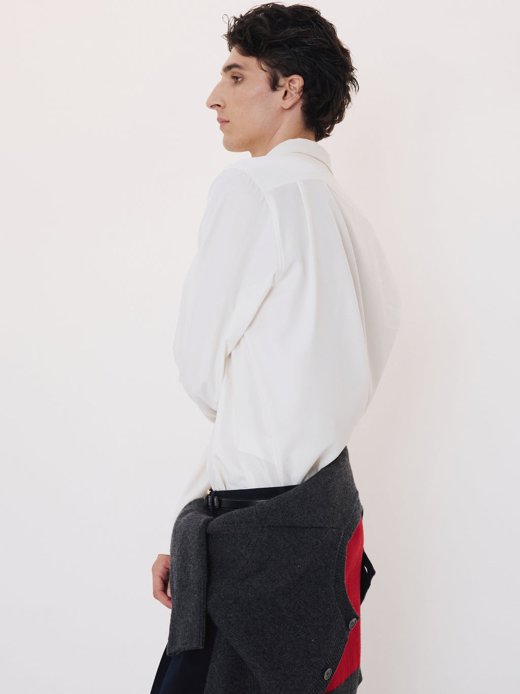 Classic Fluid Shirt (Bean Ivory)