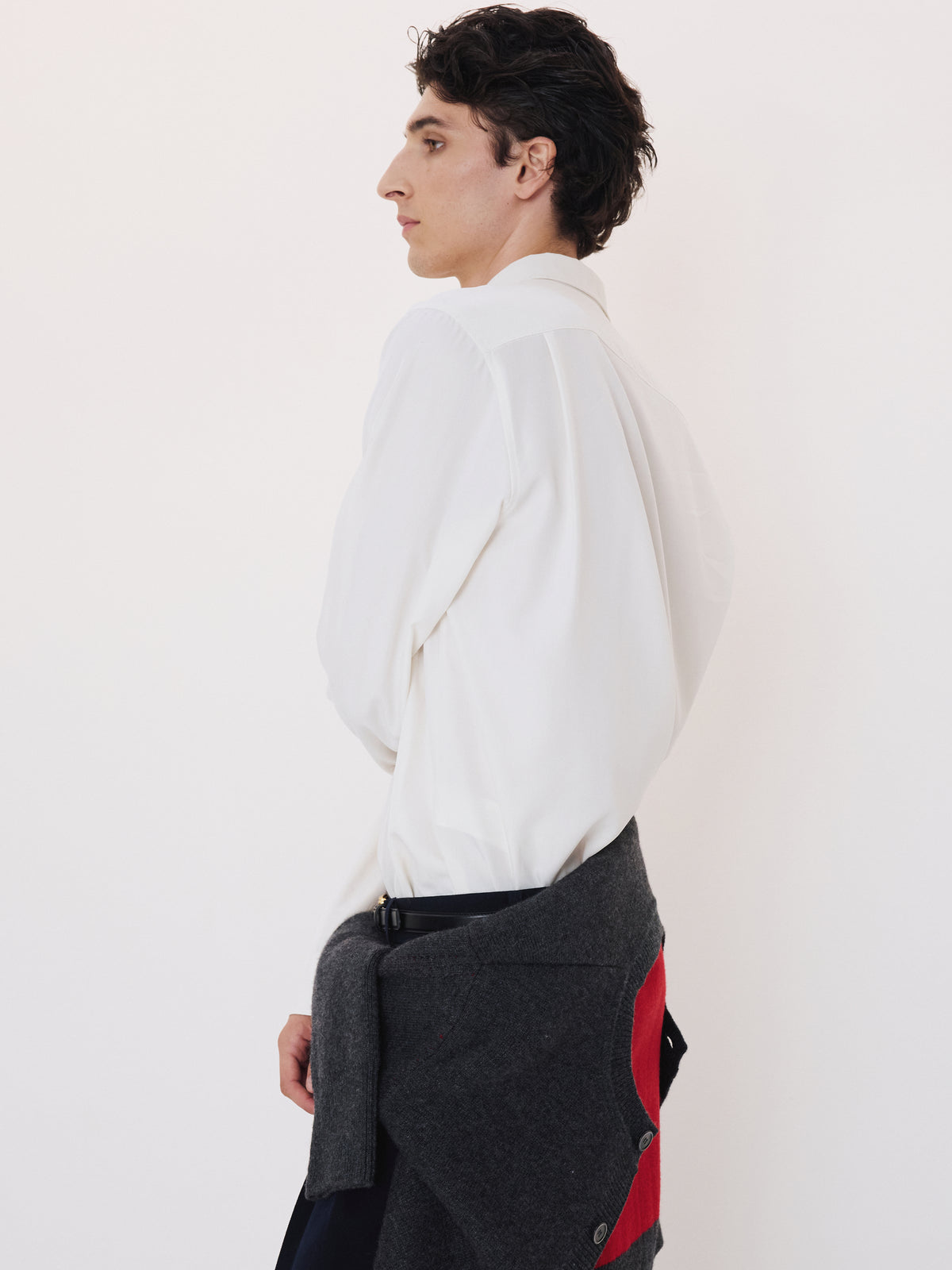Classic Fluid Shirt (Bean Ivory)