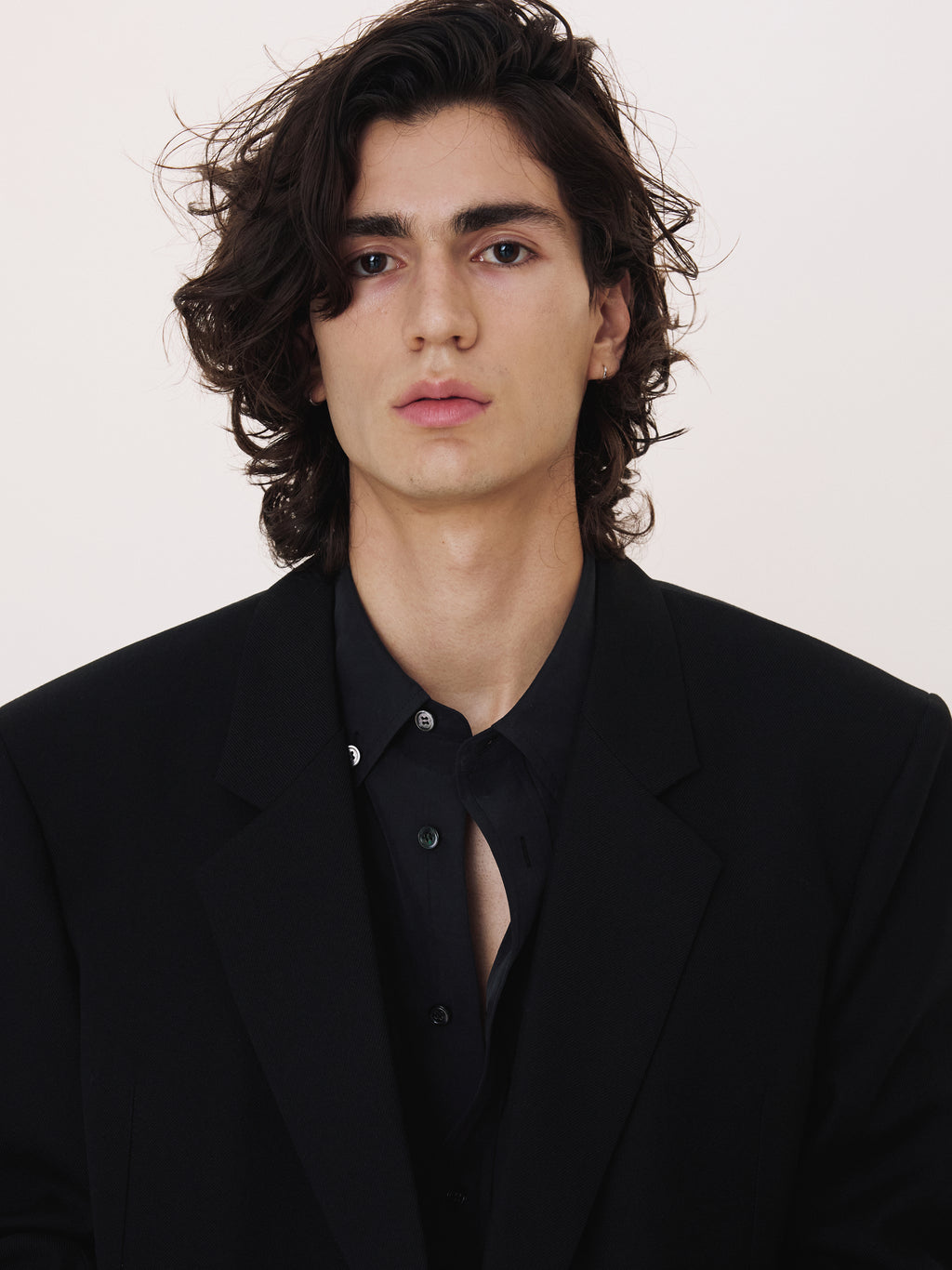Double Breasted Hourglass Jacket (Black)