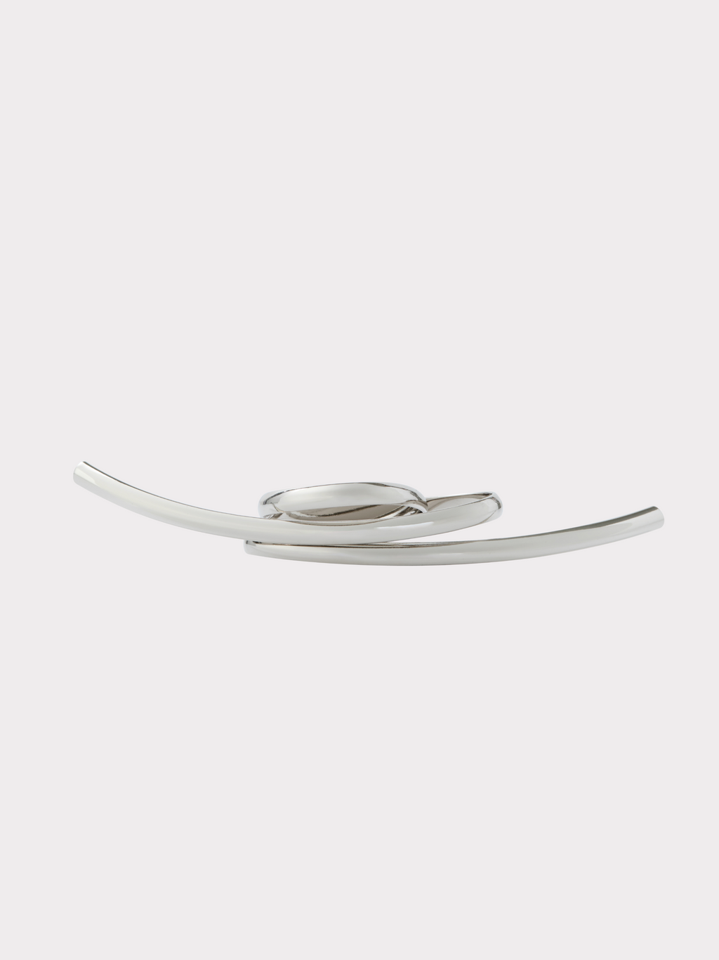 Torsion Line Brooch (Silver)