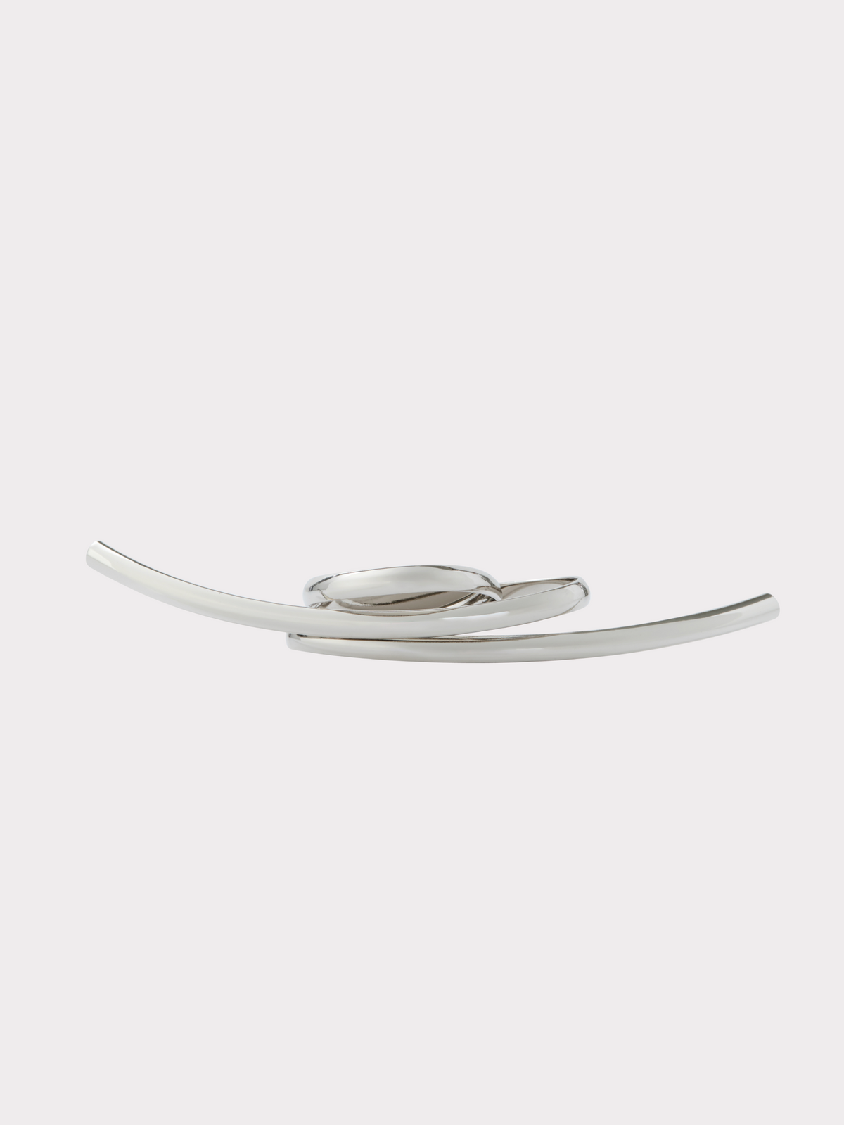 Torsion Line Brooch (Silver)