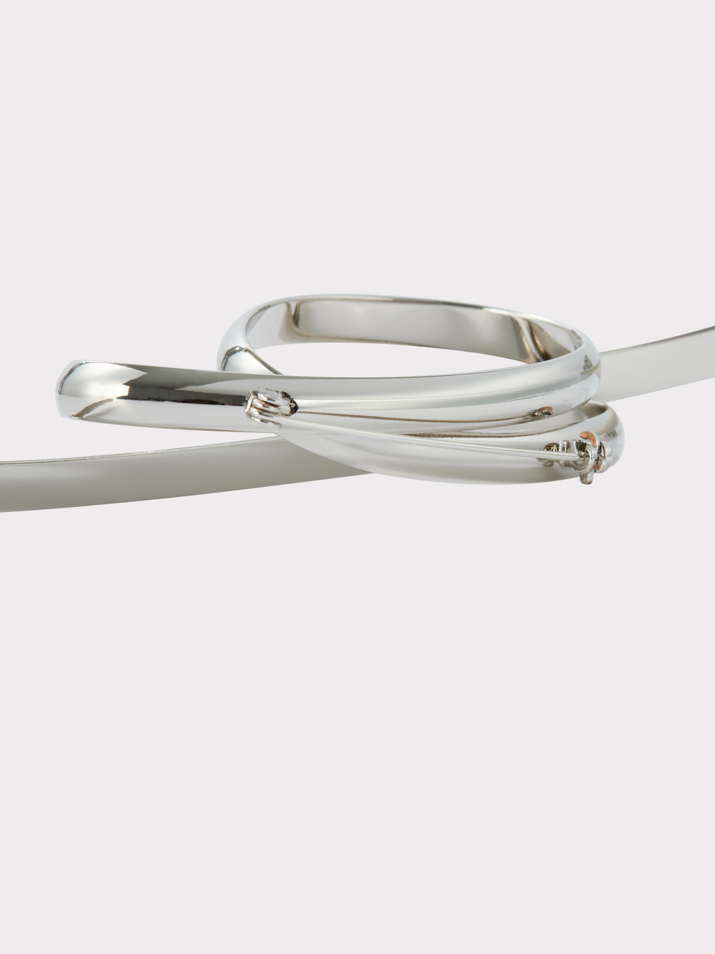 Torsion Line Brooch (Silver)
