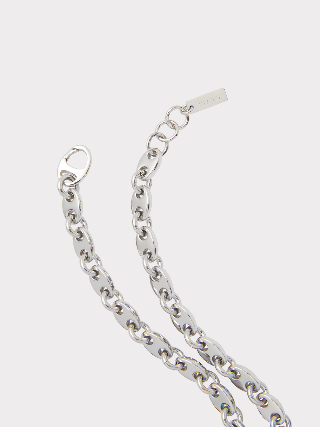 Linked Chain Necklace (Silver)