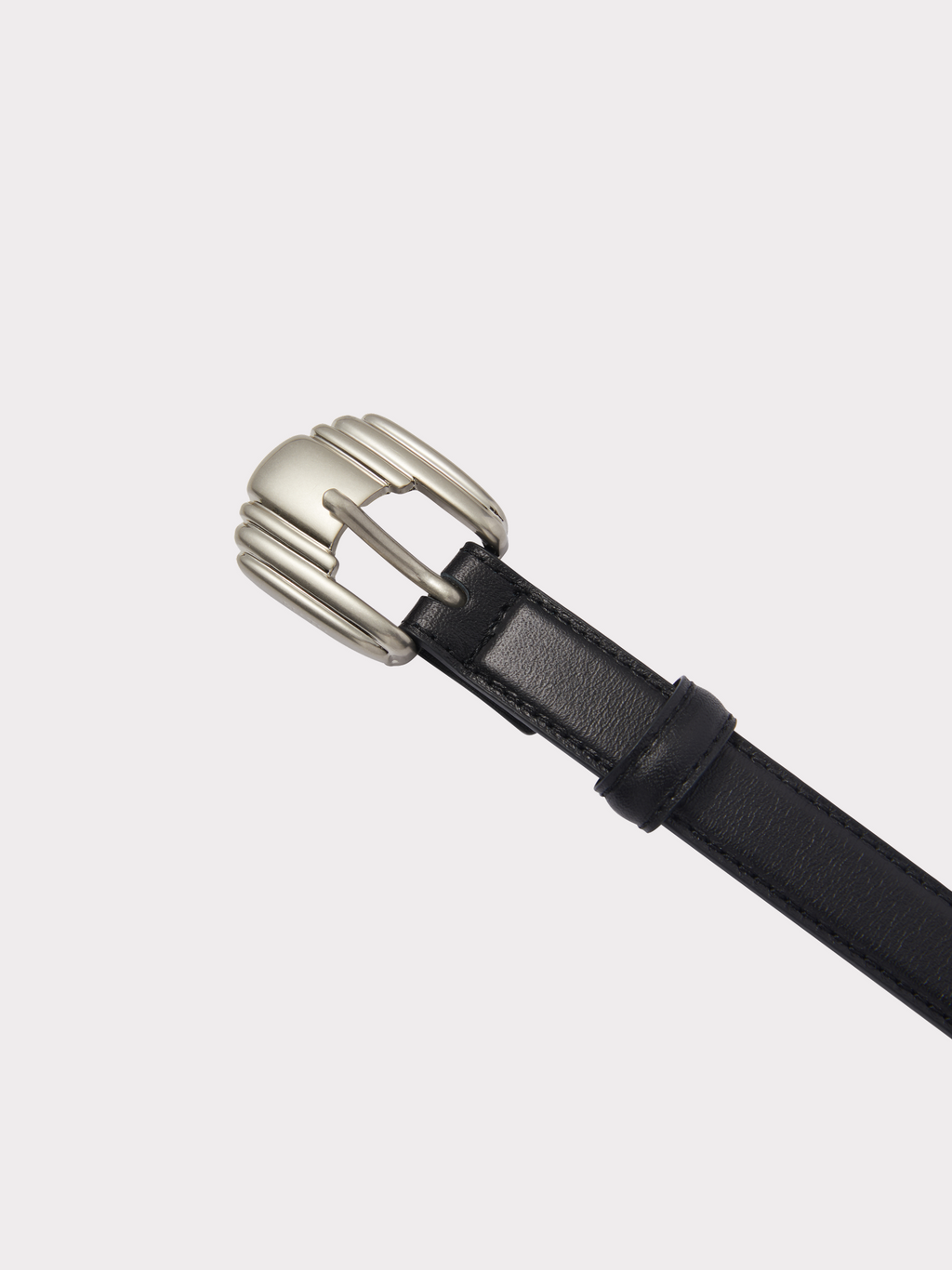 Shell Buckle Belt (Silver)