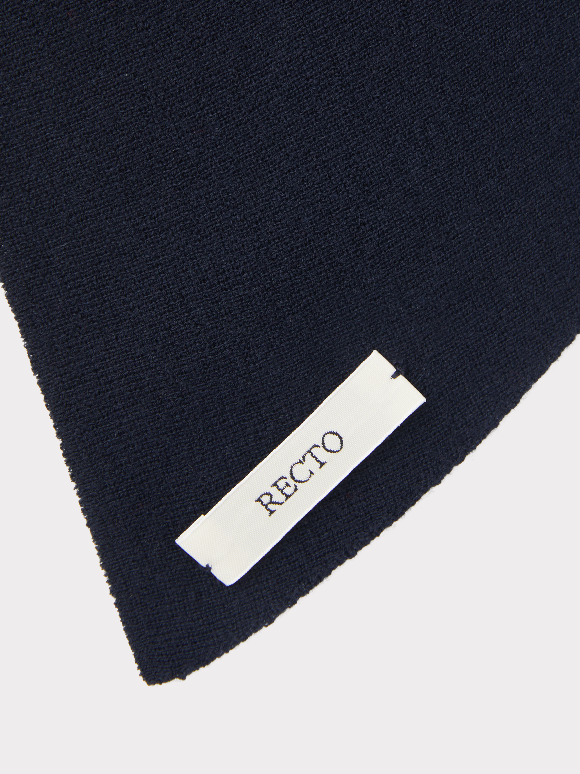 Wool Triangle Scarf (Vintage Navy)