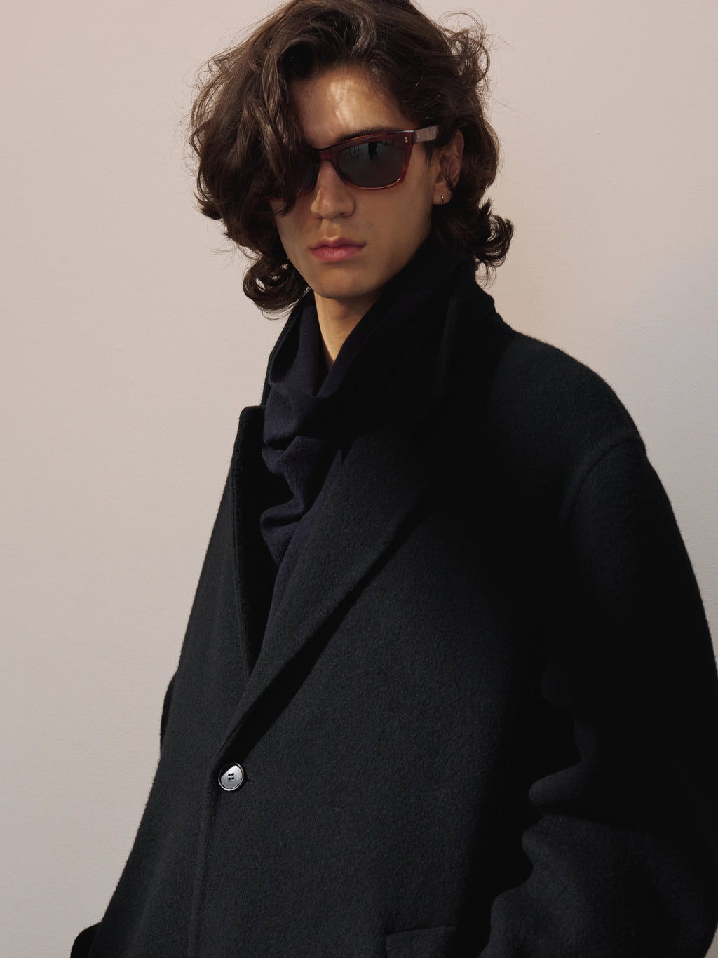 Oversized Maxi Handmade Coat (Black)
