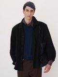 Garment Dyed Work Jacket (Black)