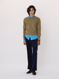 Signature Detail Knit Top (Greyish Khaki)