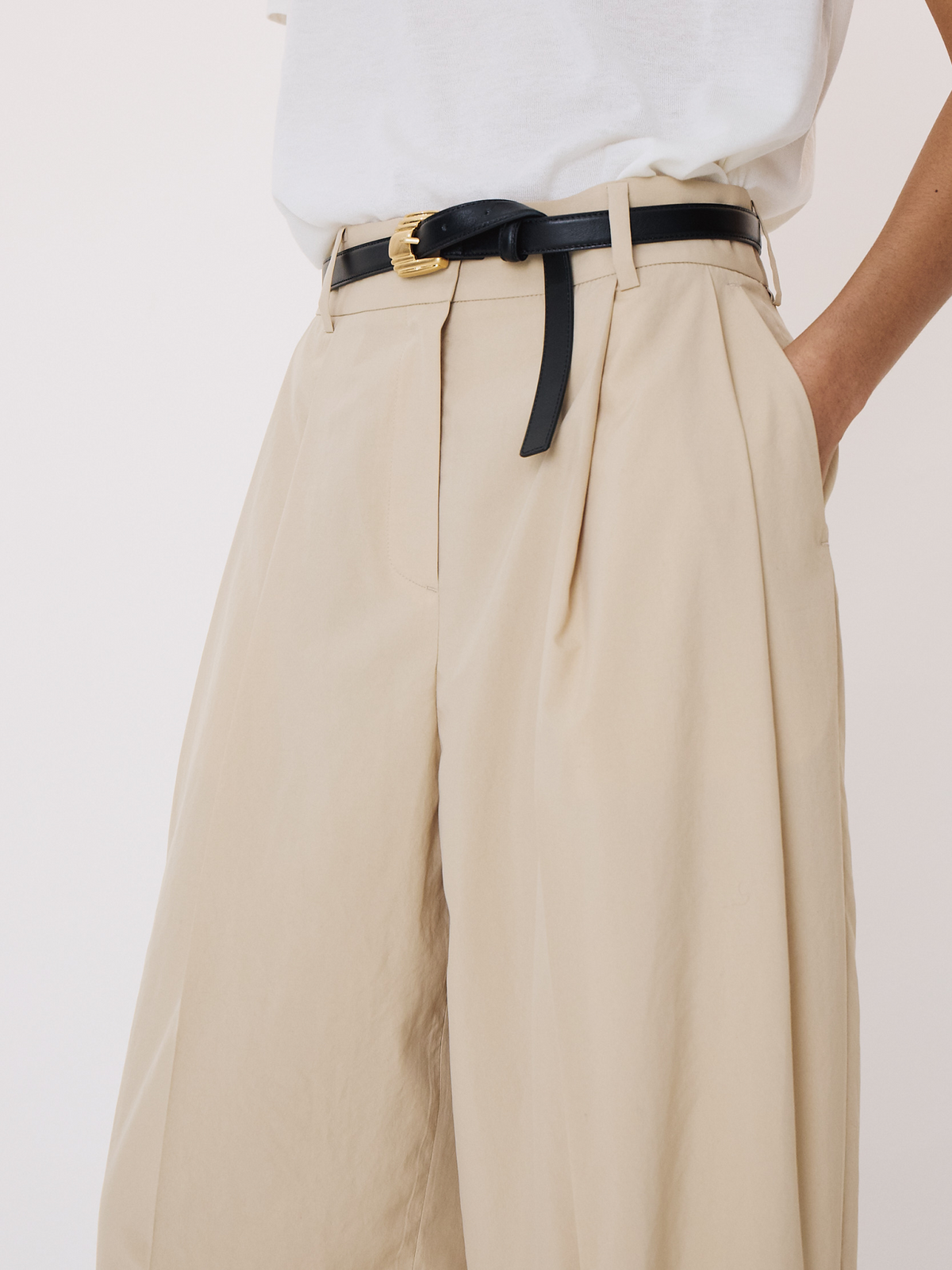 Shell Buckle Belt (Black)