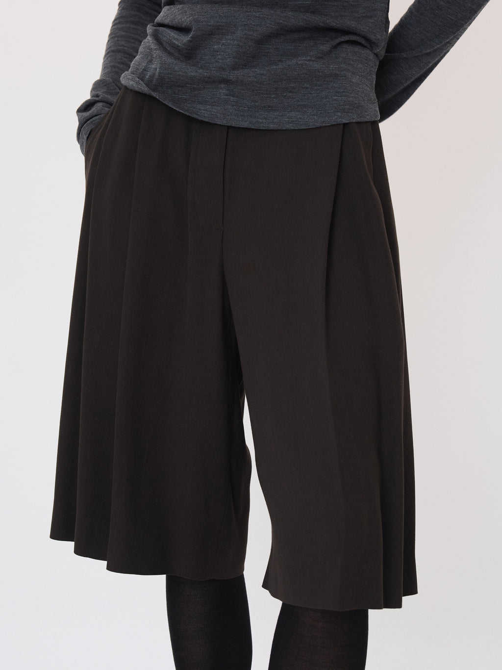 Bermuda Suit Pants (Khaki Brown)