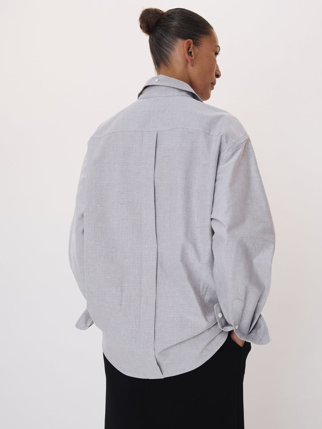 Volume Sleeve Oxford Shirt (Vintage Brown)