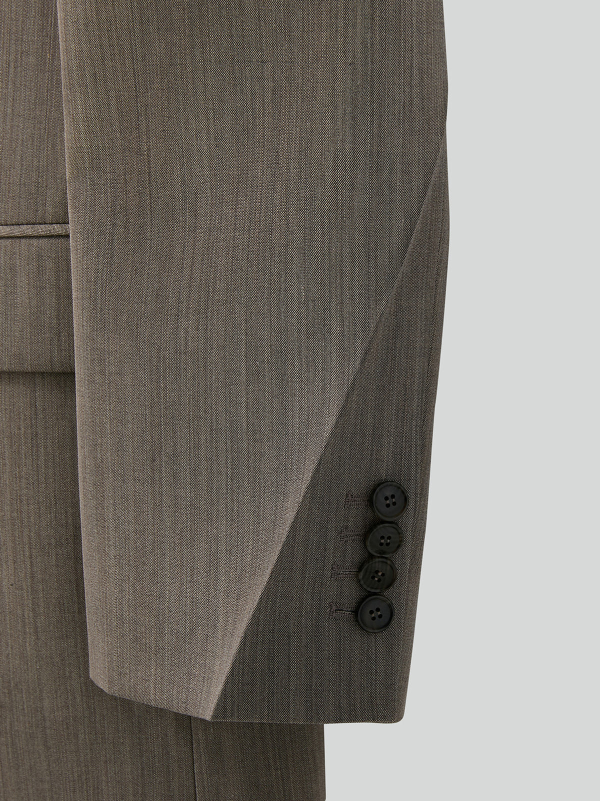 Classic Single Suit Jacket (Sepia)