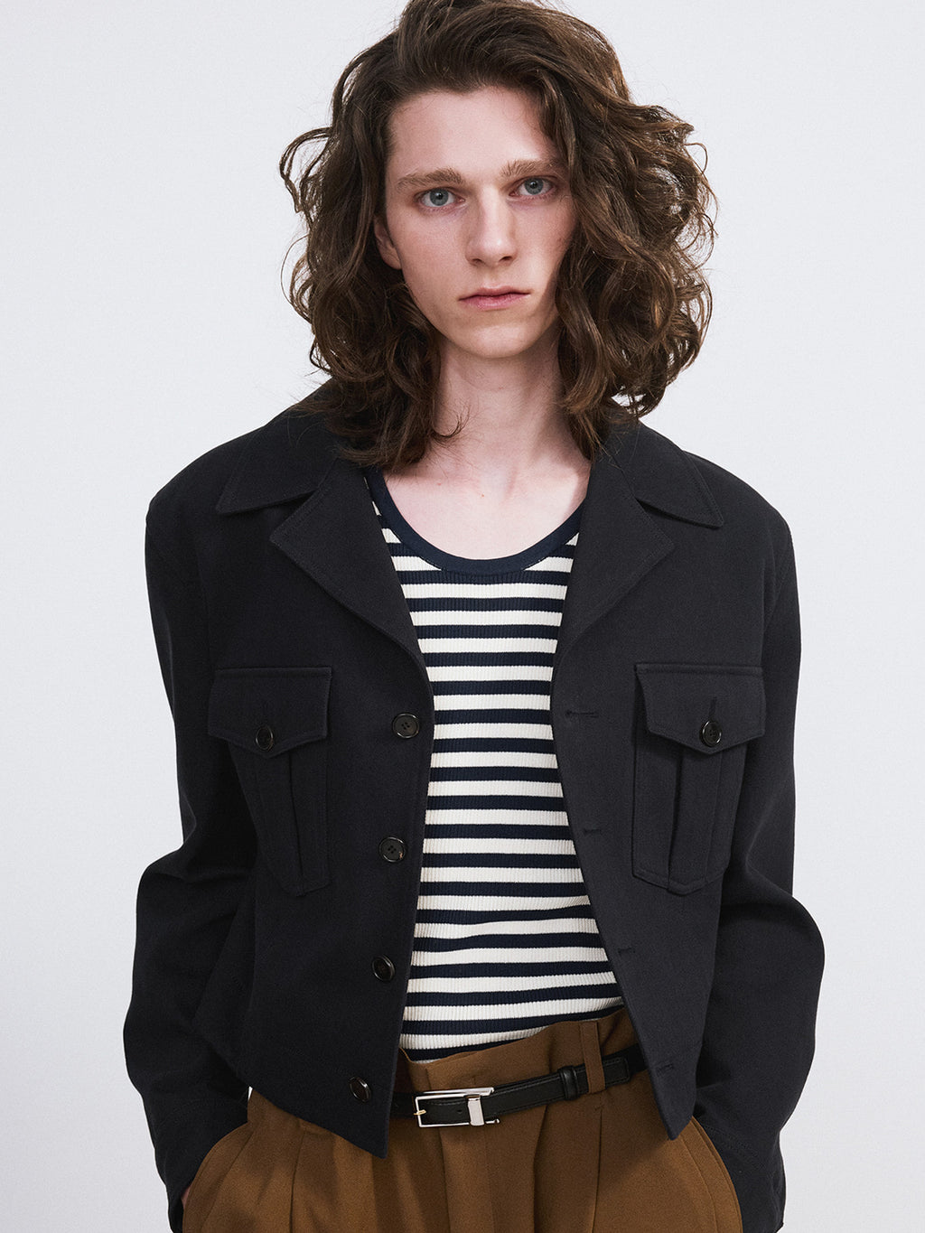 Signature Military Cotton Jacket (Vintage Navy)