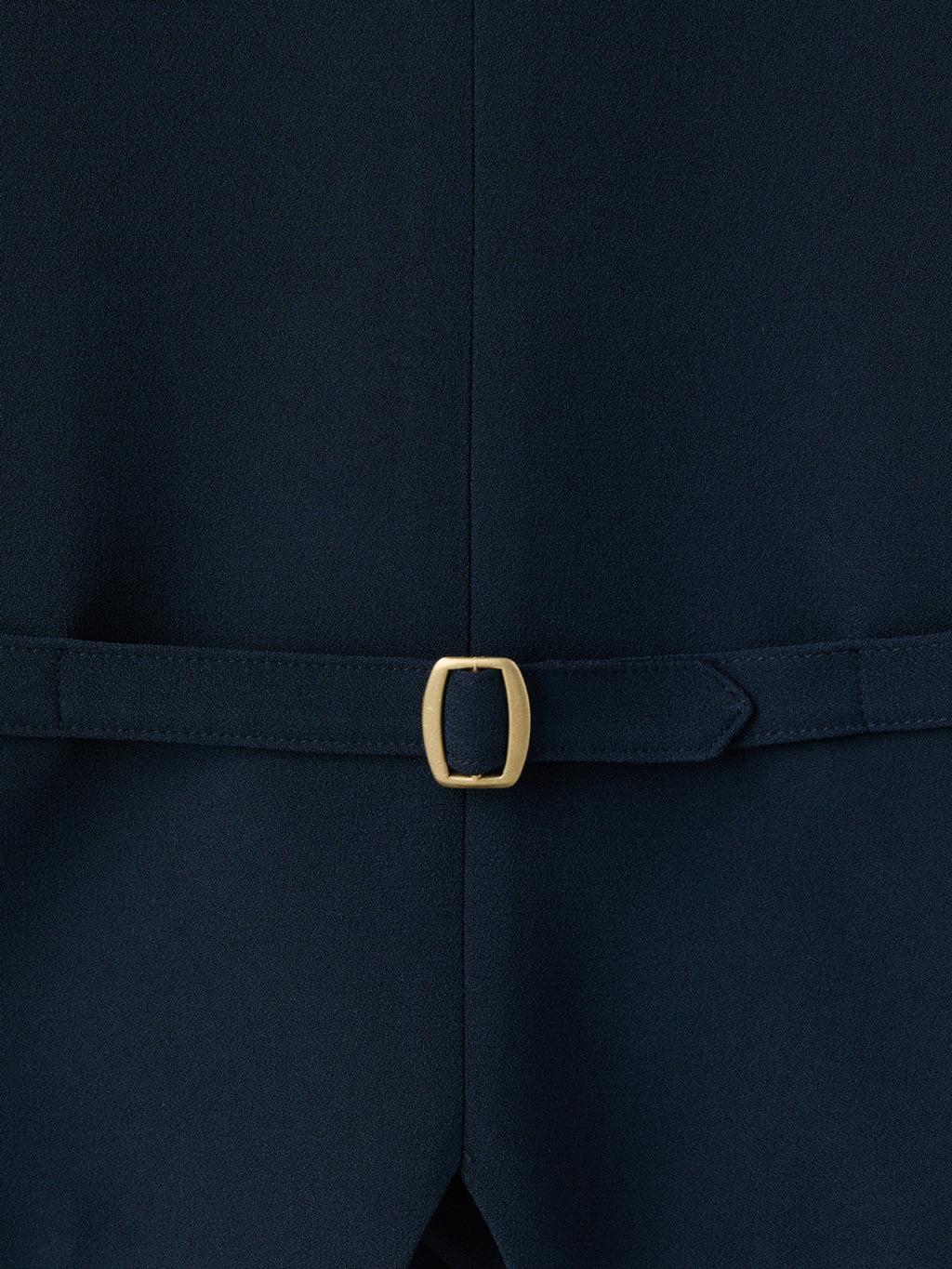 Strap Detail Suit Vest (Dark Navy)