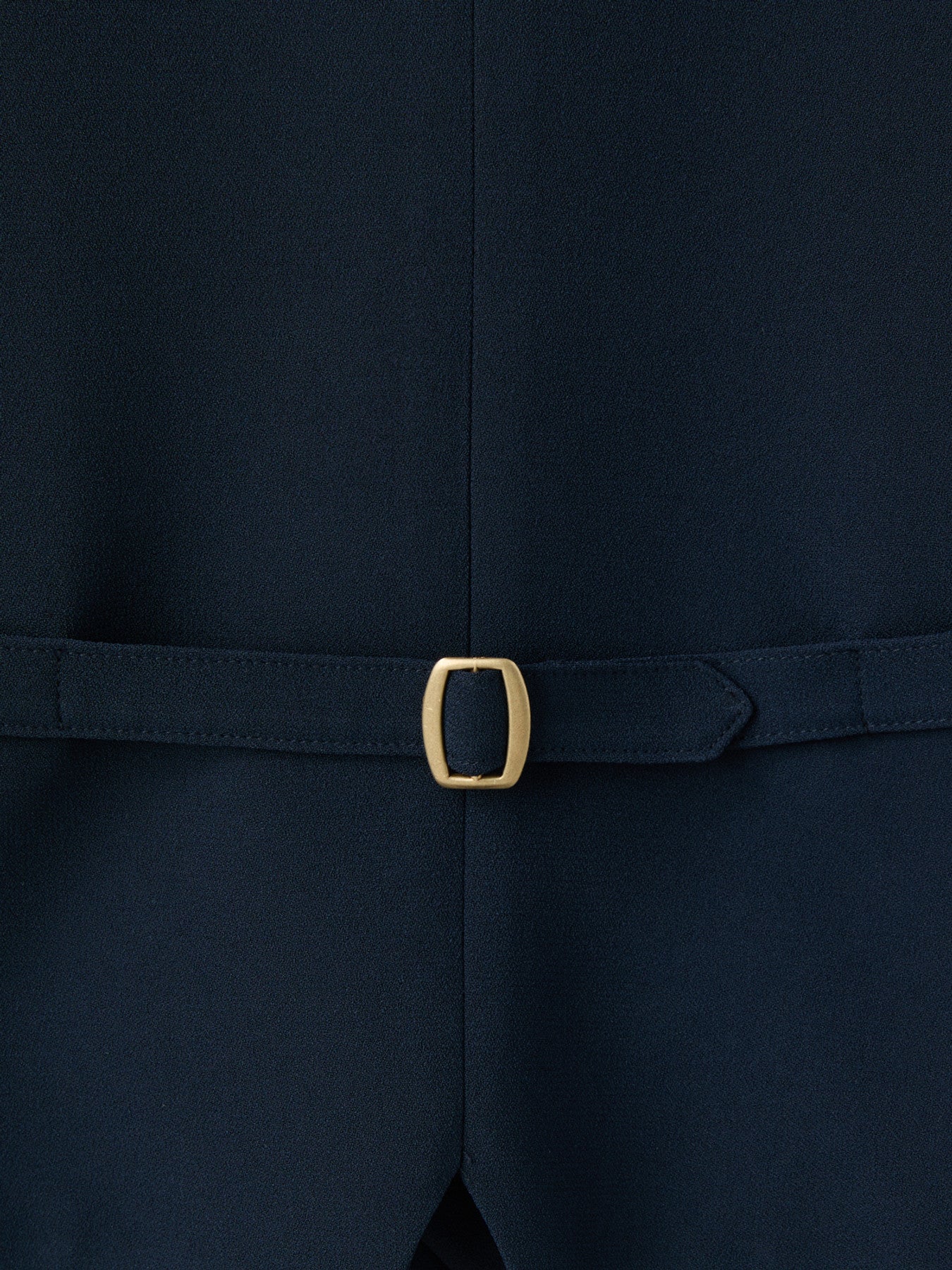 Strap Detail Suit Vest (Dark Navy)