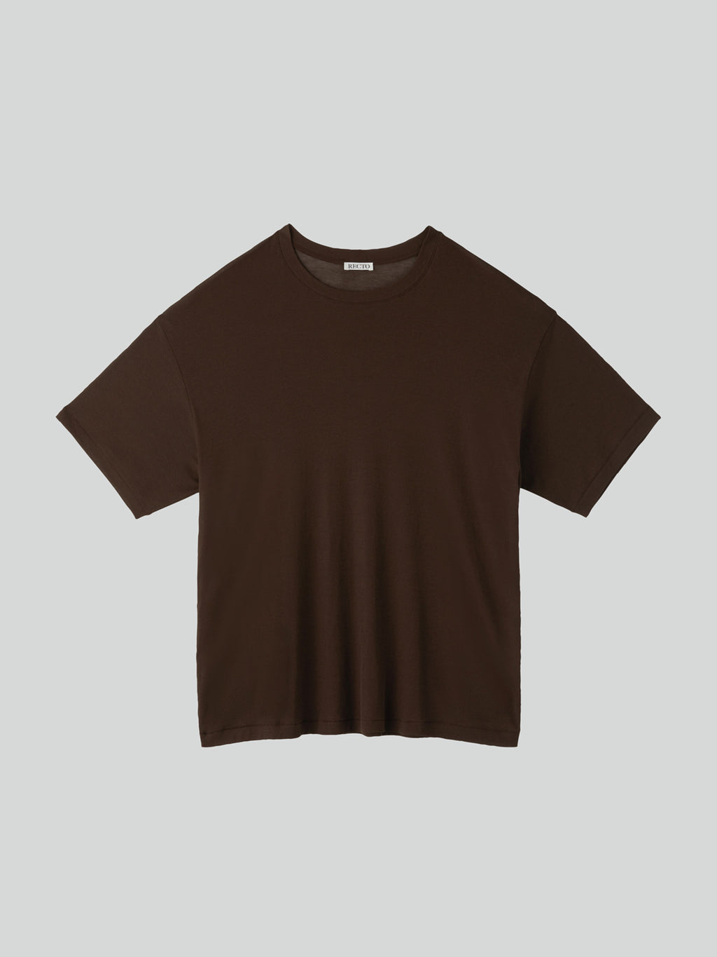 Loose Fit Sheer T-Shirt (Marron)