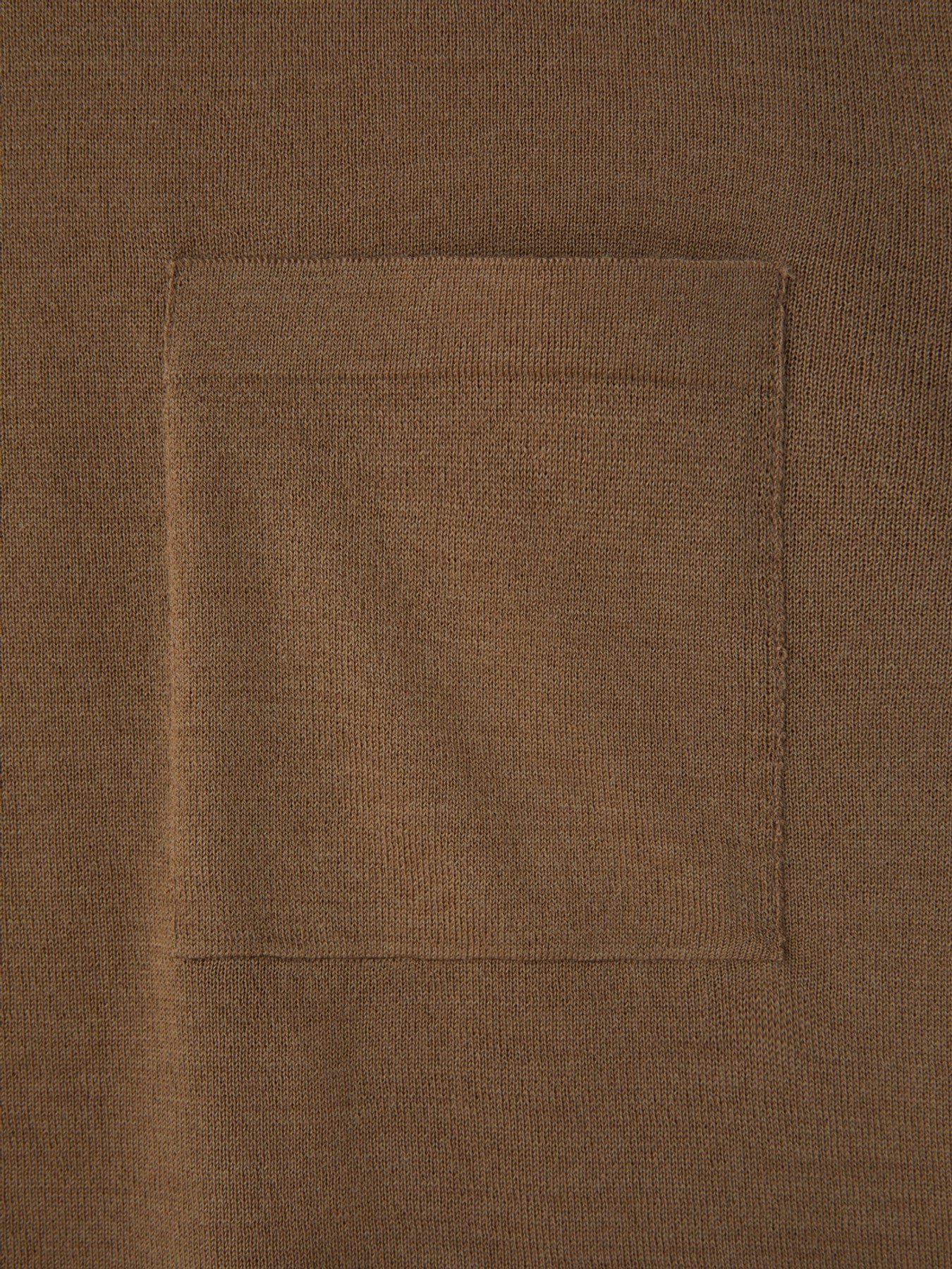 Pocket Wool Knit Top (Ochre)
