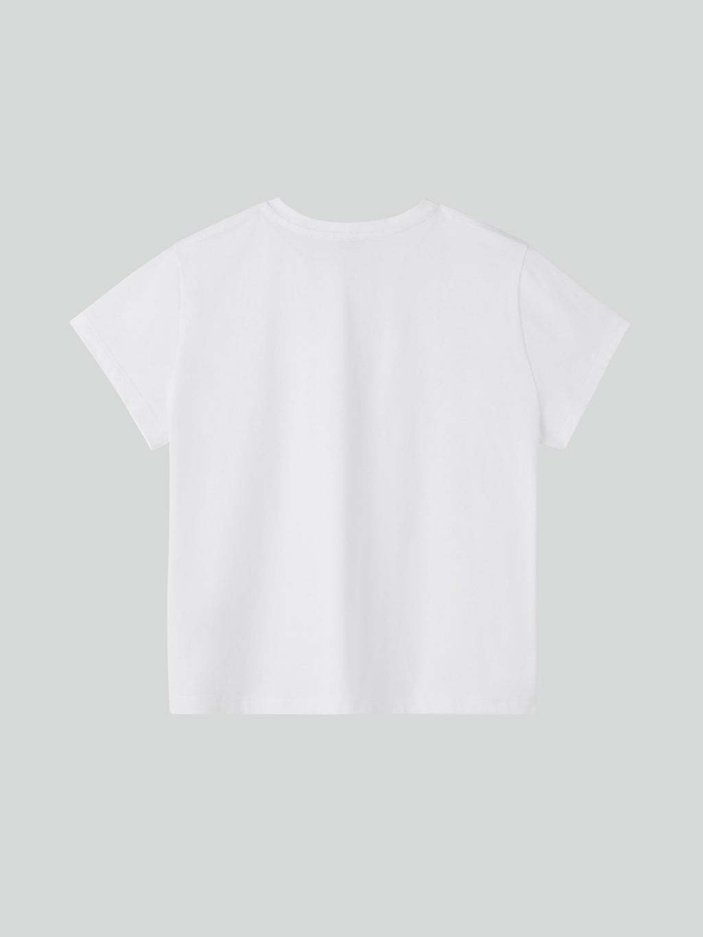 Recto Logo Cap Sleeve Top (White)