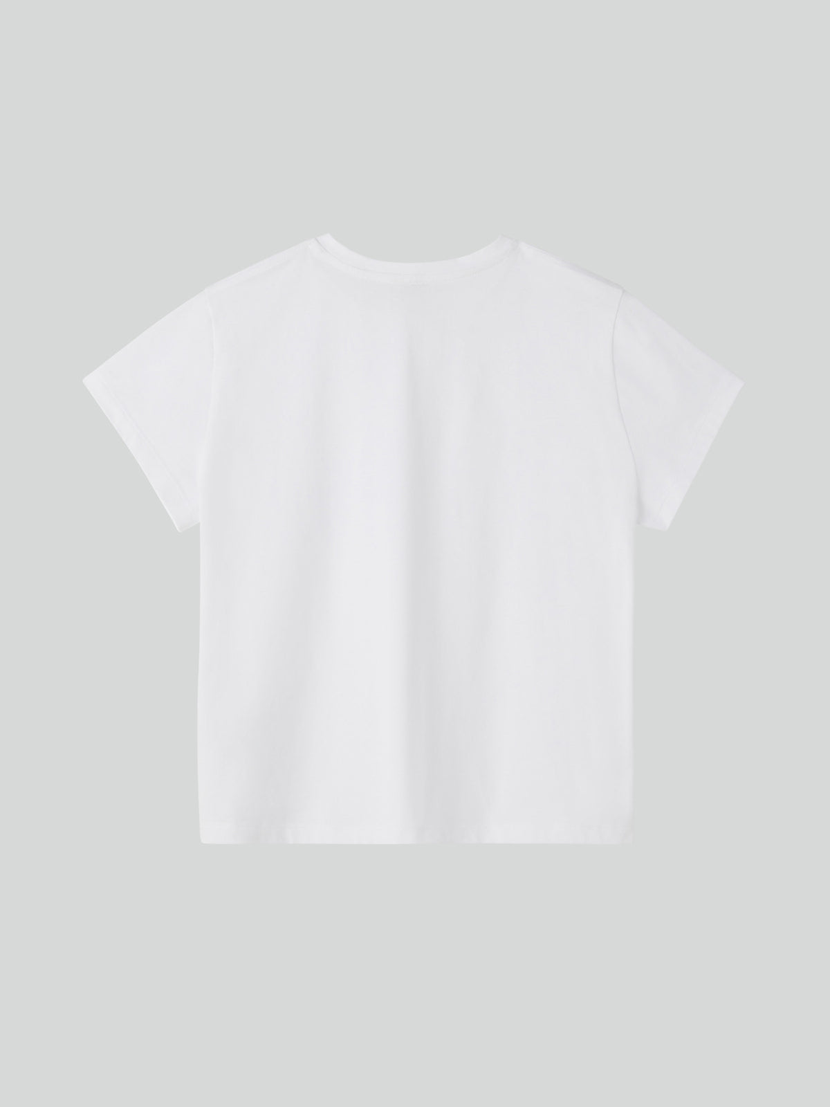 Recto Logo Cap Sleeve Top (White)