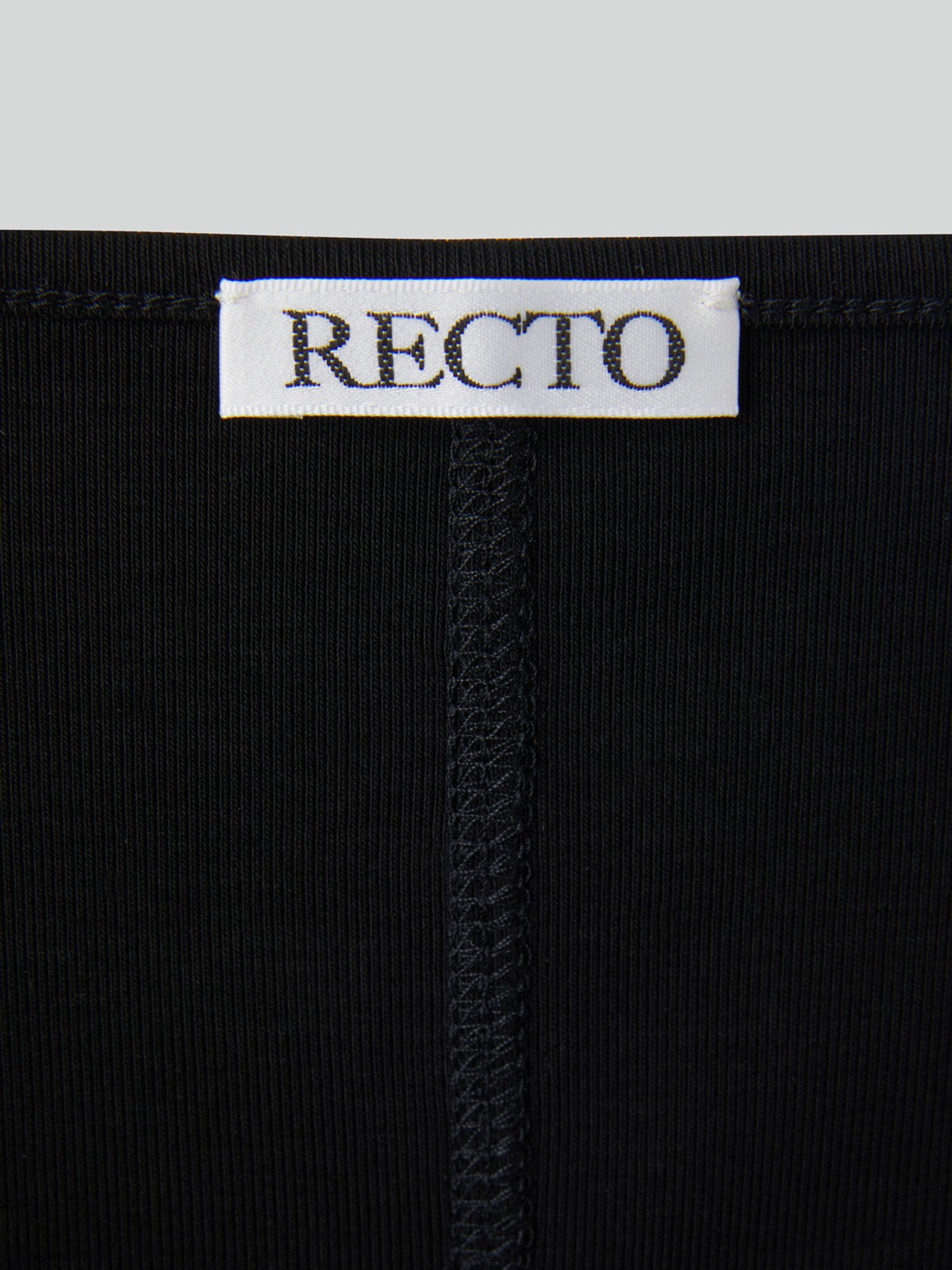 Slim Fit Long Top (Black)