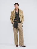 Signature Military Cotton Jacket (Light Khaki)