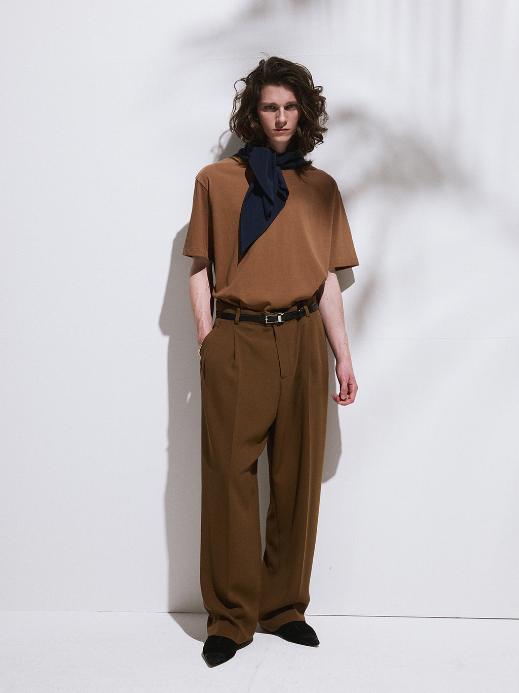 Back Seam Detail T-Shirt (Tobacco)