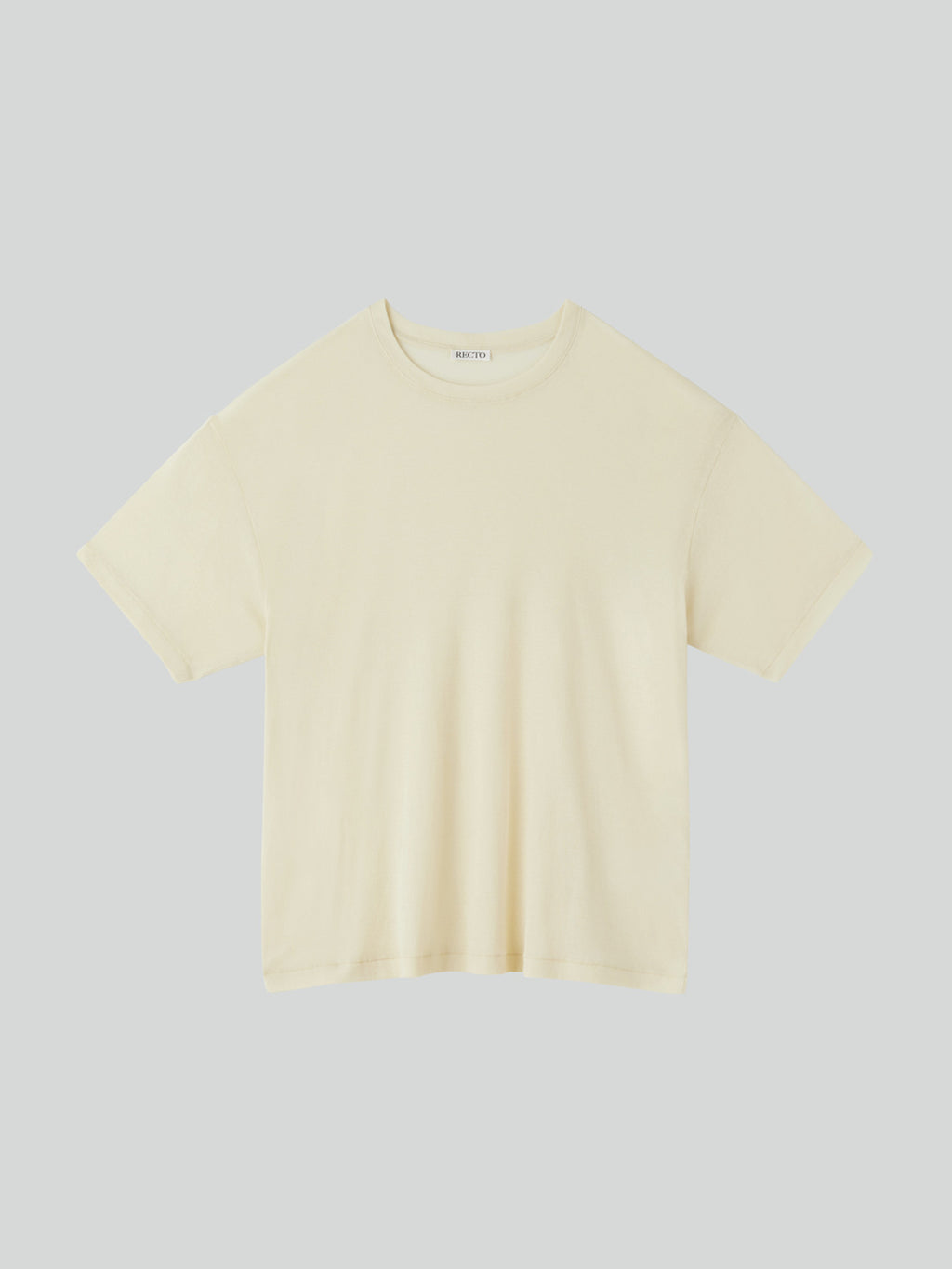 Loose Fit Sheer T-Shirt (Light Yellow)