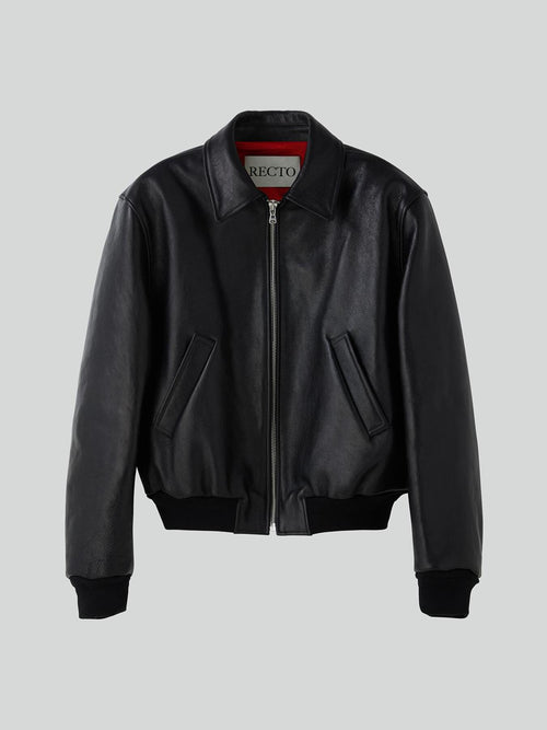 Ben Goat Leather Jumper (Black)
