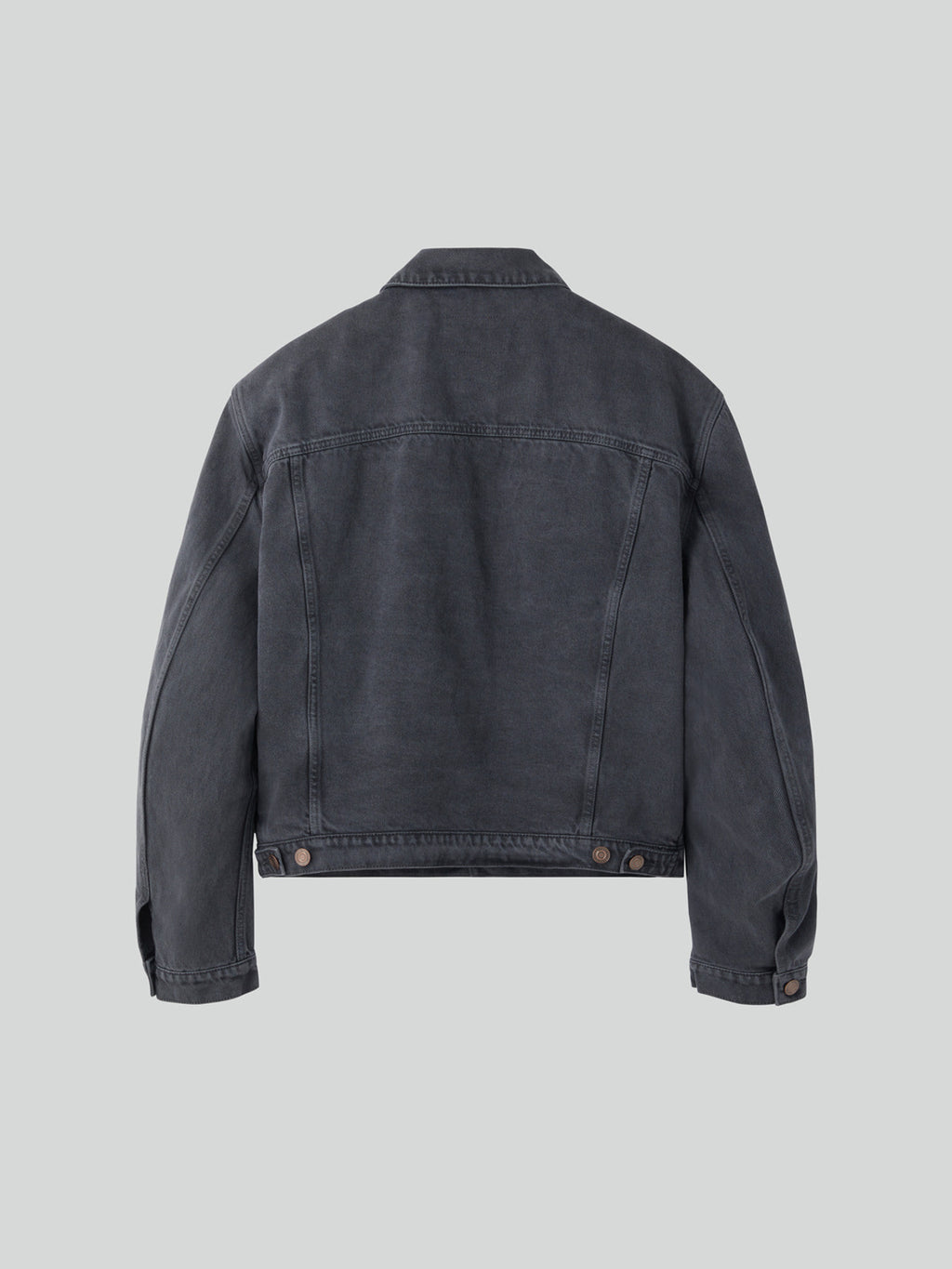 Signature Denim Trucker Jacket (Dark Grey)