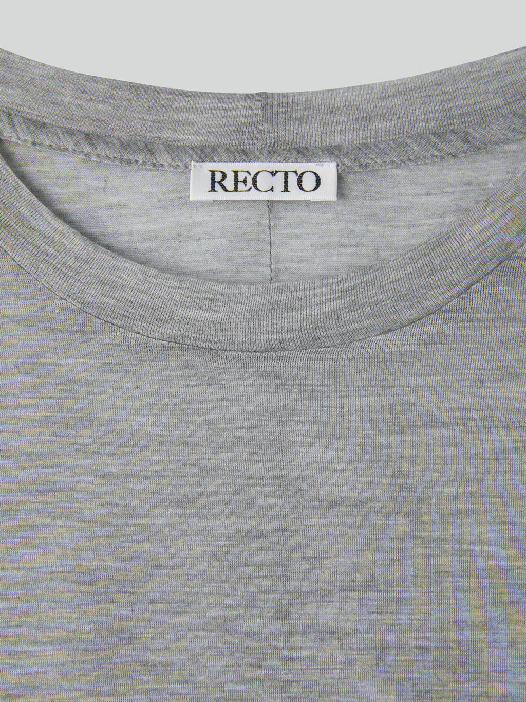 Oversized Sheer T-Shirt (Melange Grey)