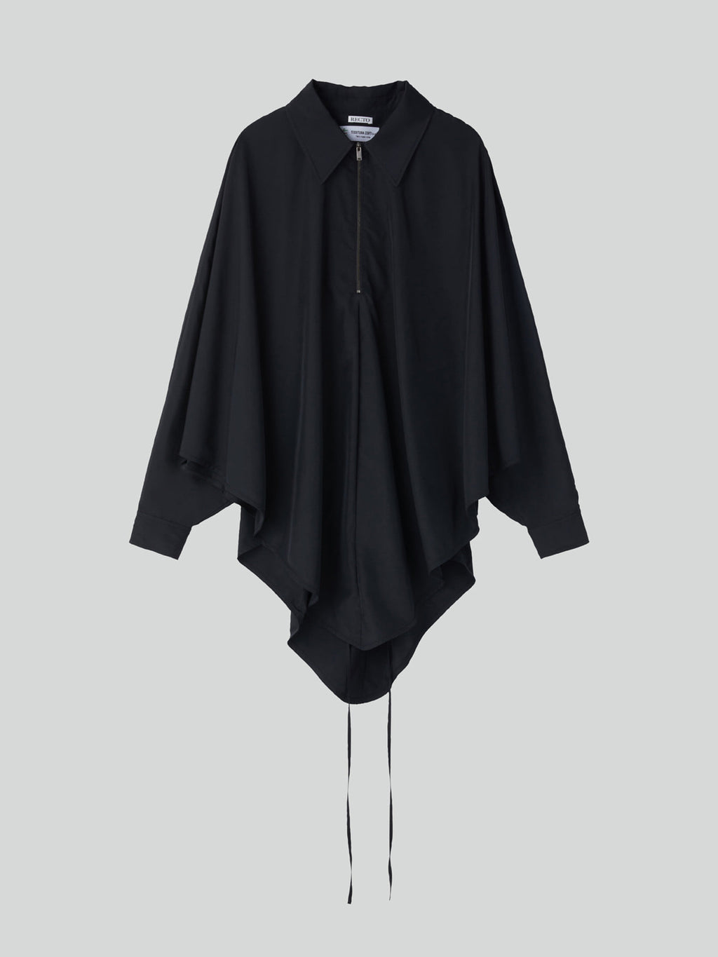 Oversized Cape Jumper (Black)