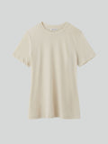 Long Length Slim Fit Top (Ecru)