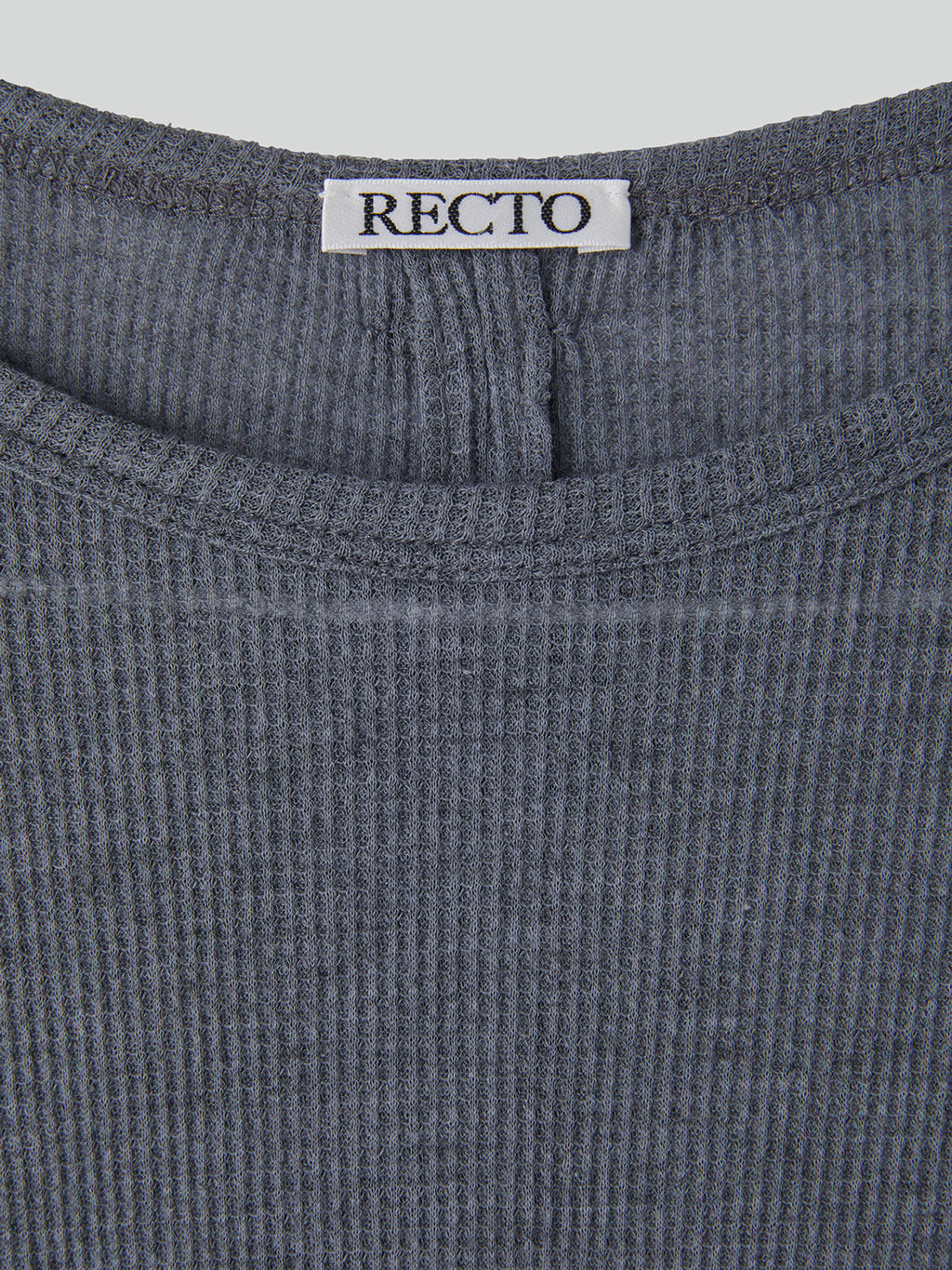 Cashmere Blend Long-Sleeve Top (Melange Grey)