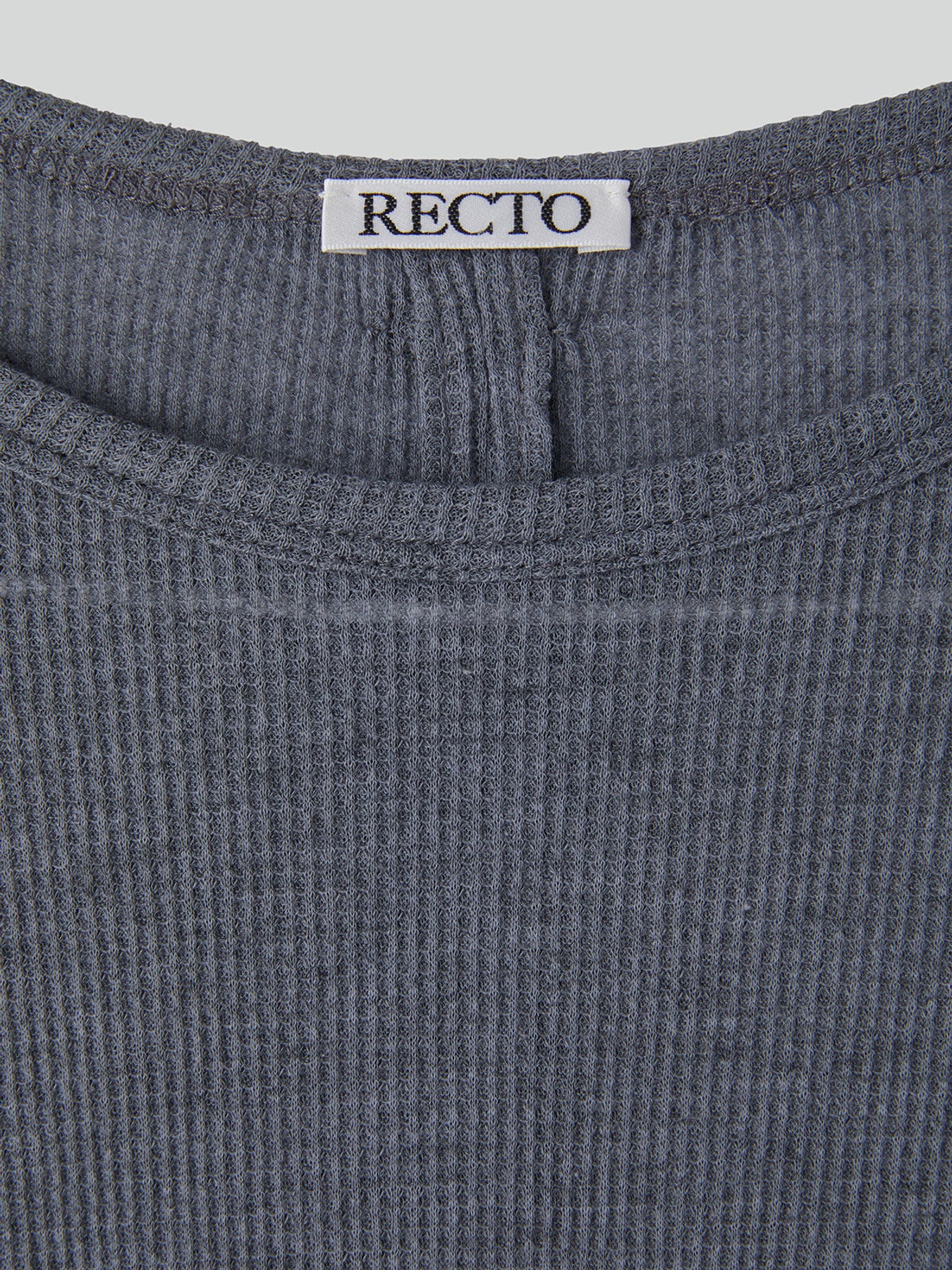 Cashmere Blend Long-Sleeve Top (Melange Grey)