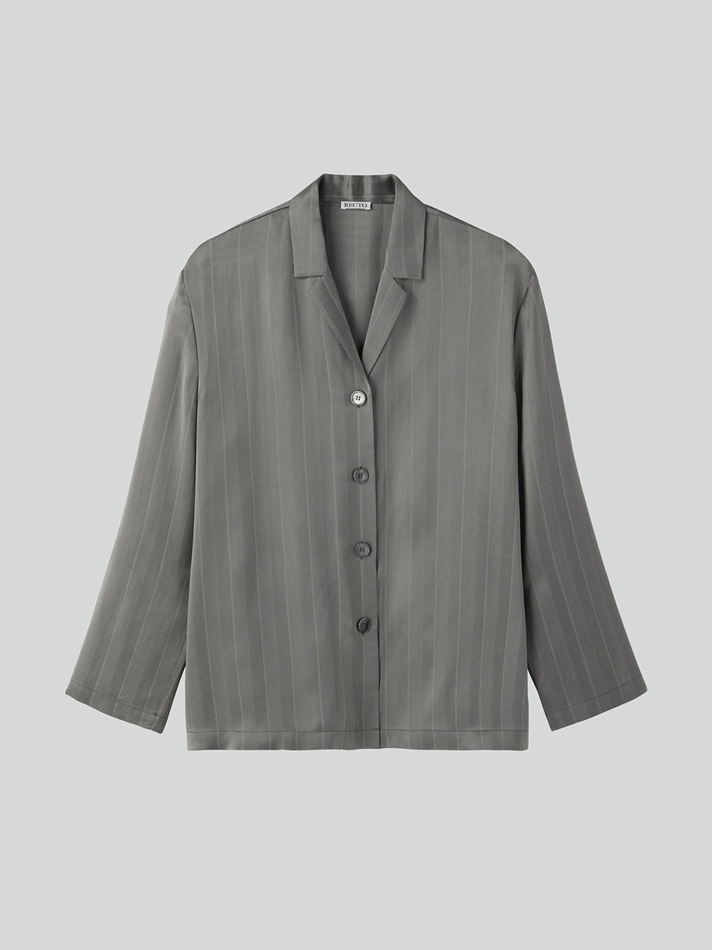 Silky Lounge Shirt (Midnight Grey)