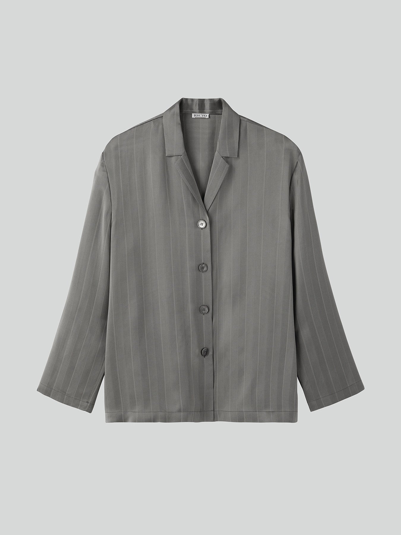 Silky Lounge Shirt (Midnight Grey)
