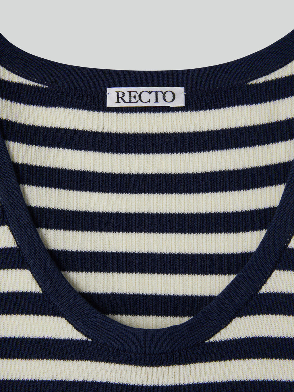Marina Summer Knit Tank Top (Navy)