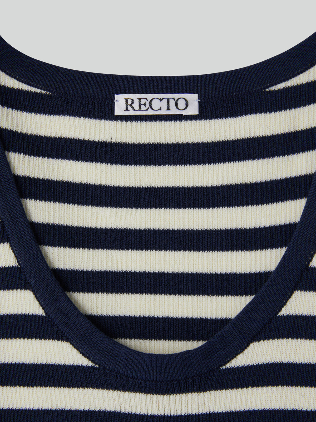 Marina Summer Knit Tank Top (Navy)