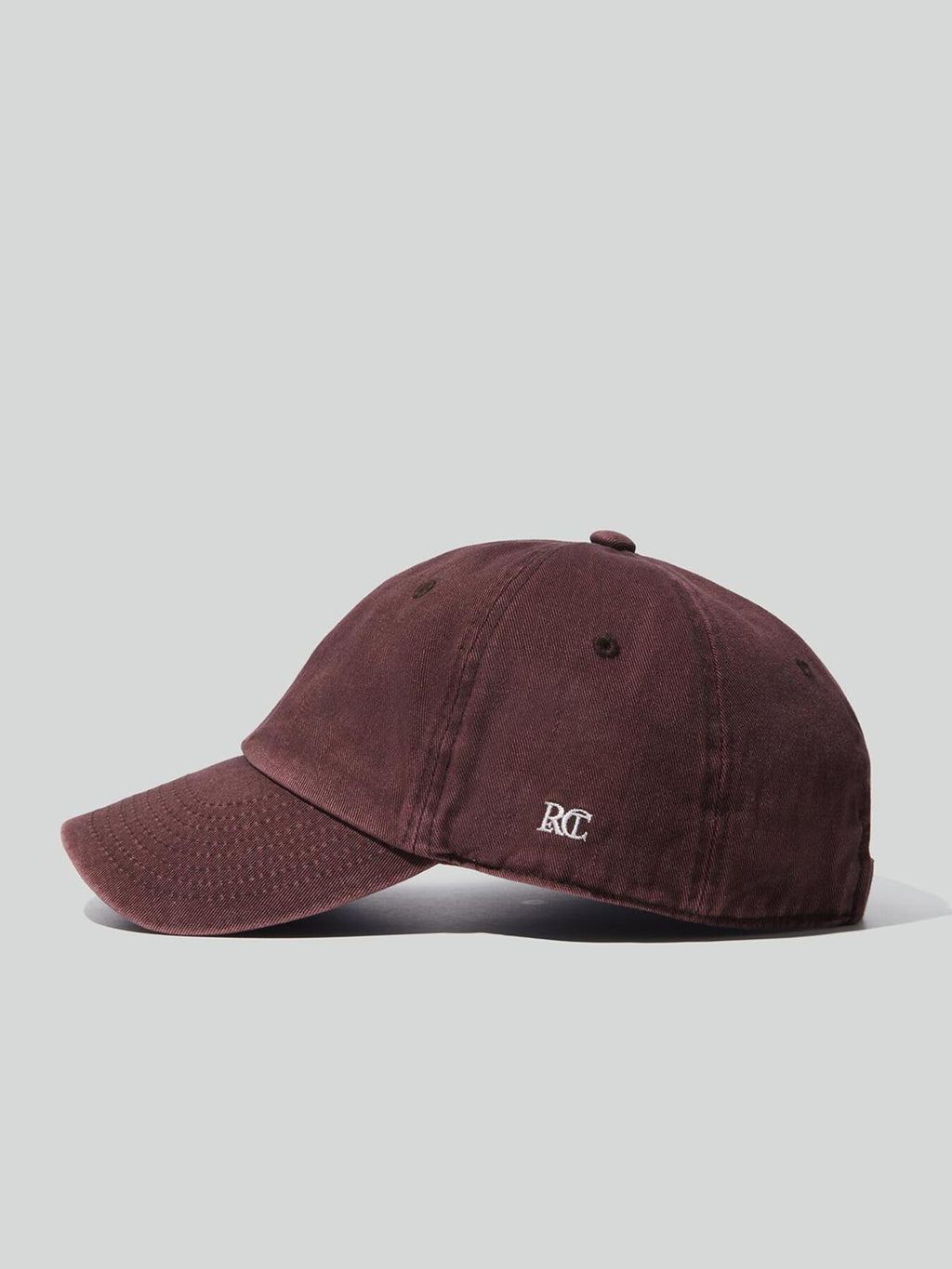 RC Logo Vintage Washing Ball Cap (Burgundy)