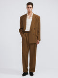 Fluid Double Suit Jacket (Ochre)