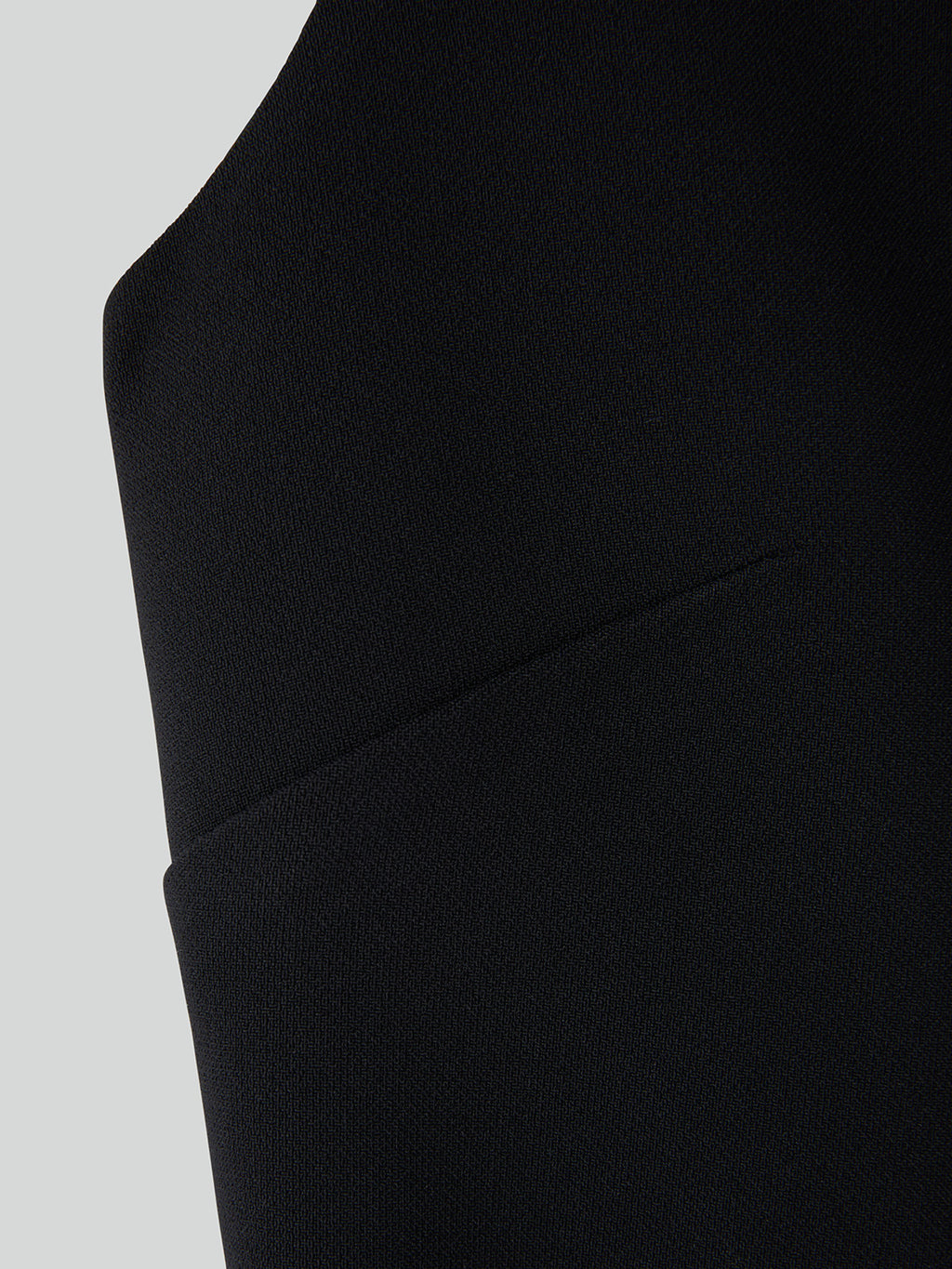 Open Back High Neck Dress (Black)
