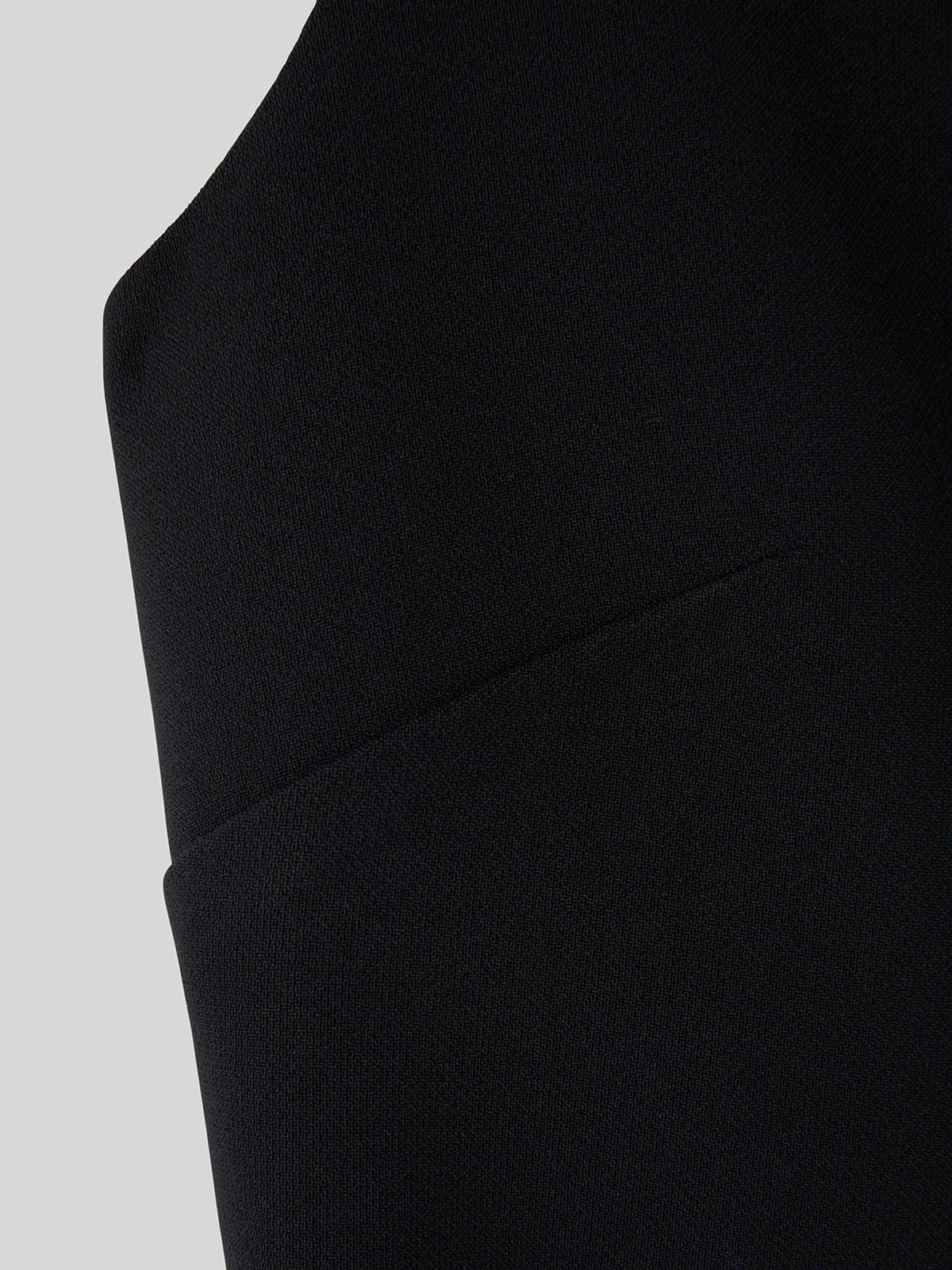 Open Back High Neck Dress (Black)