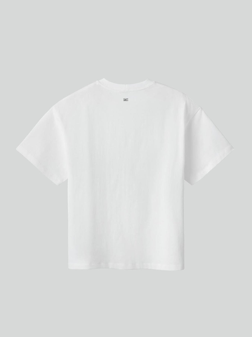 Round Neck Cotton T-Shirt (Off White)