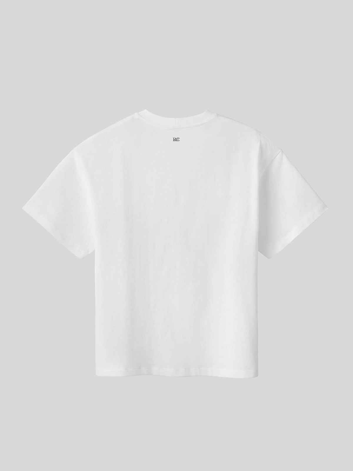 Round Neck Cotton T-Shirt (Off White)