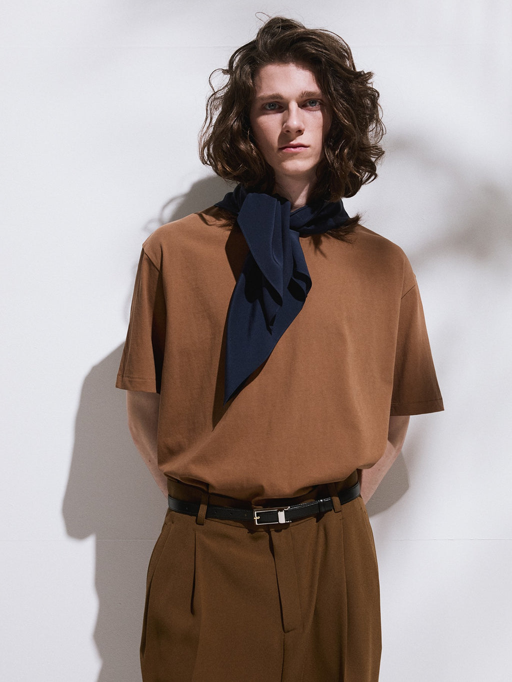 Back Seam Detail T-Shirt (Tobacco)