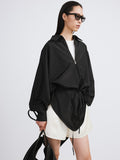 Oversized Cape Jumper (Black)