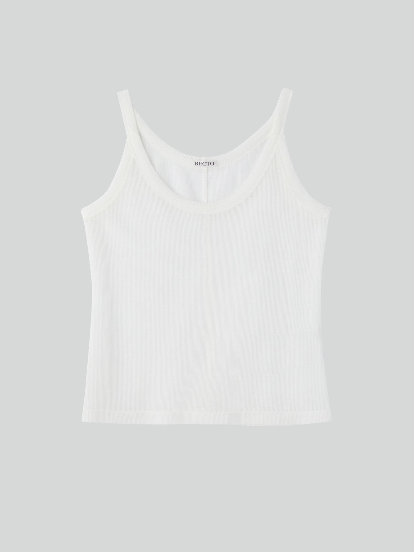 Sheer Jersey Tank Top (Off White)