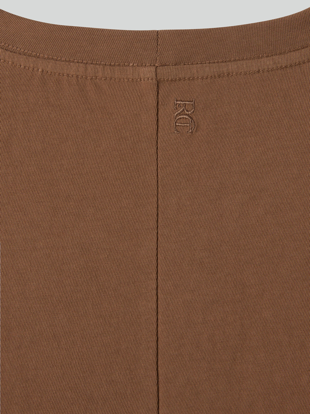 Back Seam Detail T-Shirt (Tobacco)