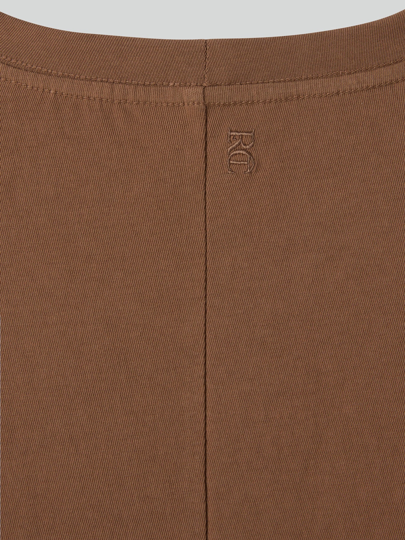 Back Seam Detail T-Shirt (Tobacco)