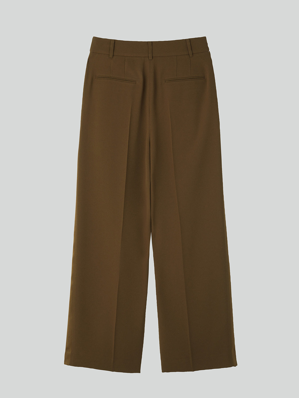 Tuxedo Detail Fluid Suit Pants (Ochre)